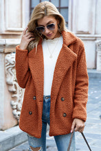 Load image into Gallery viewer, Lapel Collar Sherpa Coat