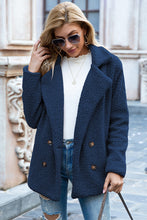 Load image into Gallery viewer, Lapel Collar Sherpa Coat