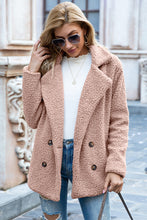 Load image into Gallery viewer, Lapel Collar Sherpa Coat