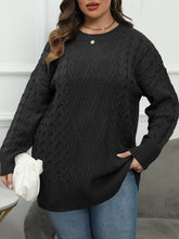Load image into Gallery viewer, Curvy Round Neck Sweater