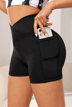 Load image into Gallery viewer, Wide Waistband Active Shorts with Pocket