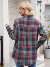 Load image into Gallery viewer, Plaid Button Up Long Sleeve Shirt