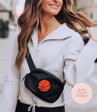 Load image into Gallery viewer, Black Sports Crossbody Bag