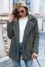 Load image into Gallery viewer, Lapel Collar Sherpa Coat