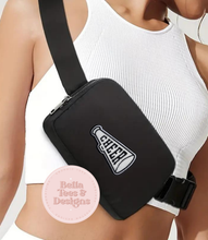 Load image into Gallery viewer, Black Sports Crossbody Bag