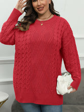 Load image into Gallery viewer, Curvy Round Neck Sweater