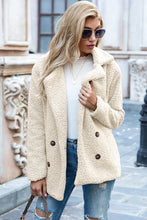 Load image into Gallery viewer, Lapel Collar Sherpa Coat