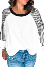 Load image into Gallery viewer, Striped Raglan Long Sleeve Top
