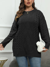 Load image into Gallery viewer, Curvy Round Neck Sweater