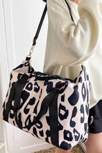 Load image into Gallery viewer, Rose Leopard Print Weekend Bag