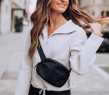 Load image into Gallery viewer, Black Sports Crossbody Bag