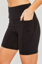 Load image into Gallery viewer, High Waist Seam Detail Active Shorts