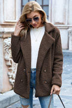Load image into Gallery viewer, Lapel Collar Sherpa Coat