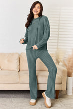 Load image into Gallery viewer, Basic Bae Ribbed Drawstring Pants Set
