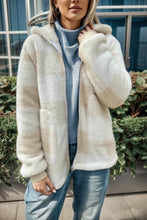 Load image into Gallery viewer, Curvy Plaid Hooded Jacket