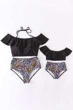 Load image into Gallery viewer, Pastel Leopard 2pc Mom & Mini Swimsuit