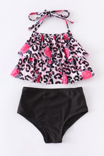 Load image into Gallery viewer, Rosy Leopard Mom & Mini Swimsuit