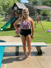 Load image into Gallery viewer, Rosy Leopard Mom & Mini Swimsuit