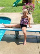 Load image into Gallery viewer, Rosy Leopard Mom & Mini Swimsuit