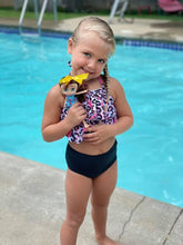 Load image into Gallery viewer, Rosy Leopard Mom & Mini Swimsuit