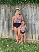Load image into Gallery viewer, Rosy Leopard Mom & Mini Swimsuit