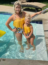Load image into Gallery viewer, Daisy Power 2pc Mom & Mini Swimsuit
