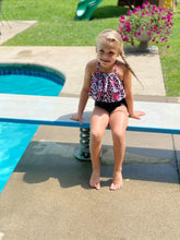 Load image into Gallery viewer, Rosy Leopard Mom & Mini Swimsuit