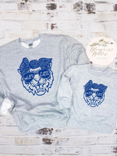 Load image into Gallery viewer, Wildcat with Sunglasses Mom & Me Sweatshirt