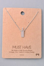 Load image into Gallery viewer, Drink Wine Bottle Necklace