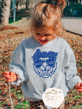 Load image into Gallery viewer, Wildcat with Sunglasses Mom & Me Sweatshirt