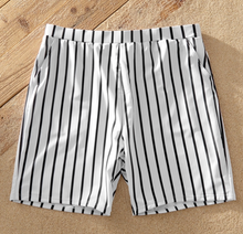 Load image into Gallery viewer, Stripe Me Over Mom & Boy Swimwear