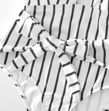 Load image into Gallery viewer, Stripe Me Over Mom & Boy Swimwear