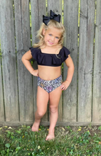 Load image into Gallery viewer, Leopard Me Ruffles 2pc Mom & Mini Swimsuit