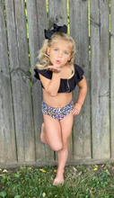 Load image into Gallery viewer, Leopard Me Ruffles 2pc Mom & Mini Swimsuit