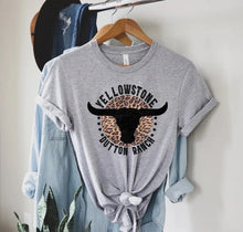 Load image into Gallery viewer, Leopard Black Steer Tee