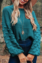 Load image into Gallery viewer, Bubbly Bubble Sleeve Knit Sweater