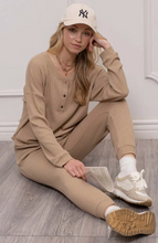 Load image into Gallery viewer, Solid Waffle Knit Combo Set