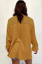 Load image into Gallery viewer, Exposed Seam Long Sleeve Shirt
