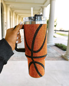 Bedazzled Basketball Tumblers