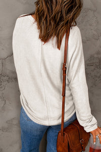 Round Neck Long Sleeve Shirt