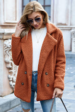 Load image into Gallery viewer, Lapel Collar Sherpa Coat
