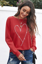 Load image into Gallery viewer, Simple Heart Sweatshirt
