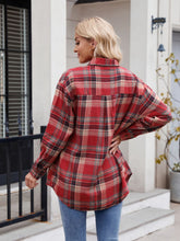 Load image into Gallery viewer, Plaid Button Up Long Sleeve Shirt
