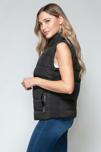 Snobbish Zip Up Turtleneck Vest