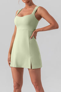 Square Neck Mini Active Dress