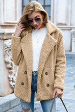 Load image into Gallery viewer, Lapel Collar Sherpa Coat
