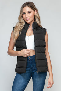 Snobbish Zip Up Turtleneck Vest