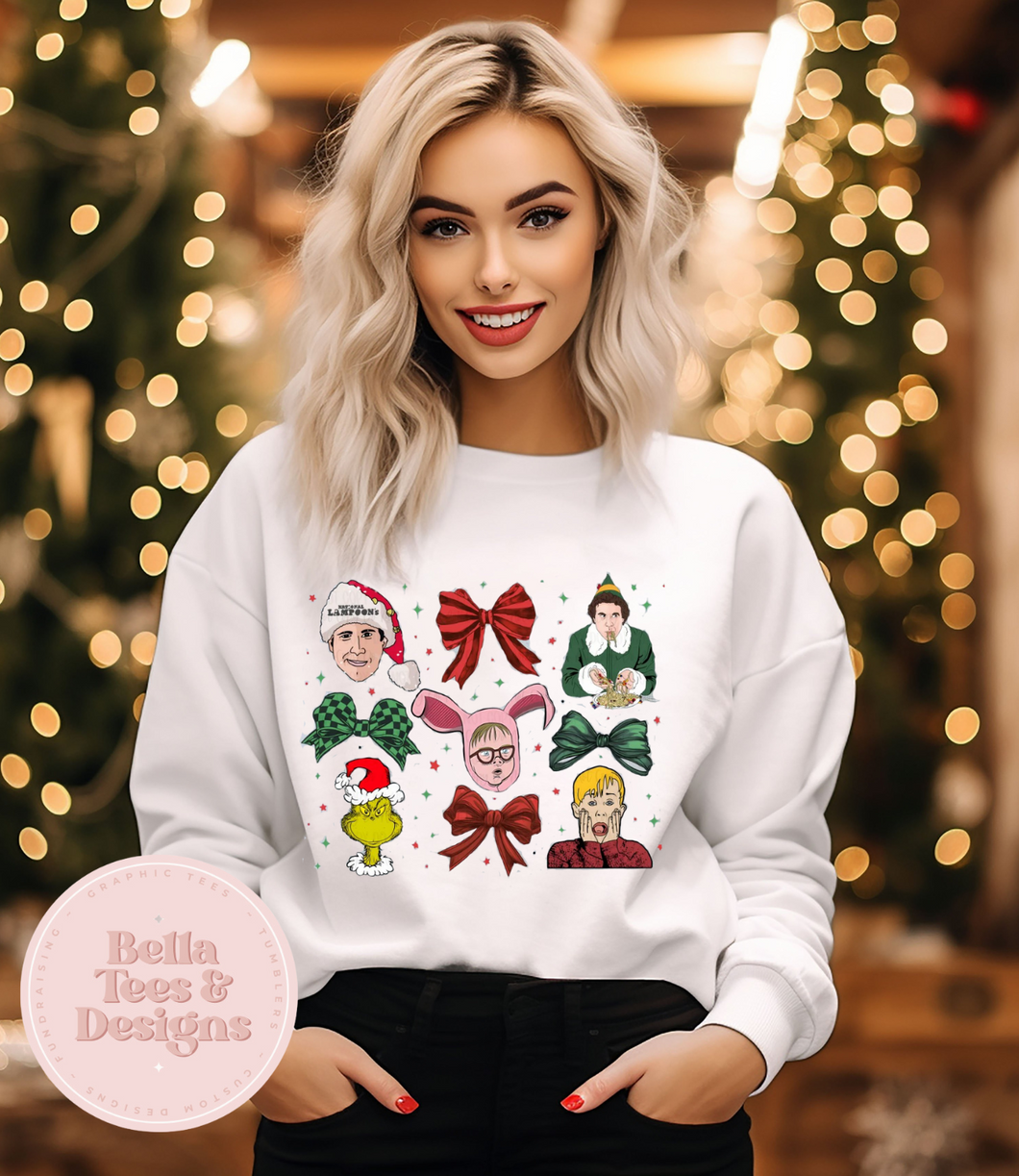 Christmas Movie Collage Sweatshirt