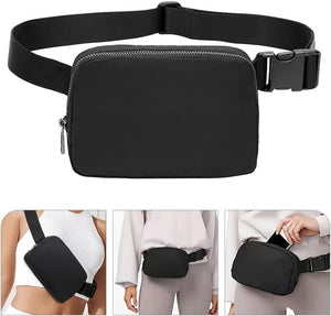 Black Sports Crossbody Bag