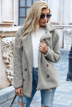 Load image into Gallery viewer, Lapel Collar Sherpa Coat
